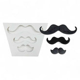 Molde Silicona Mostachos x 3
